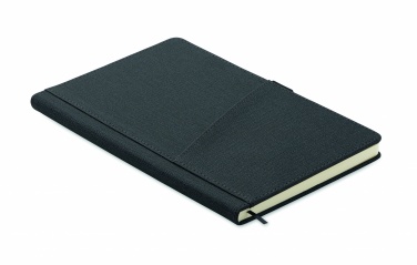 Logo trade promotional product photo of: A5 notebook PU front pocket