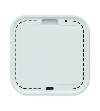 Logo trade advertising products image of: Recycled ABS/RPET alarm clock Stuttgart