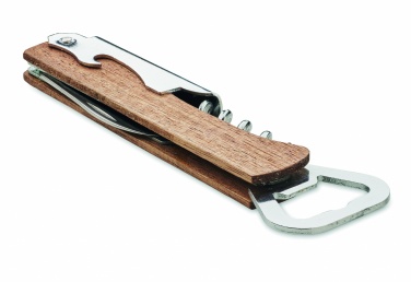 Logotrade corporate gift image of: 3 in 1 bamboo bottle opener WOOL