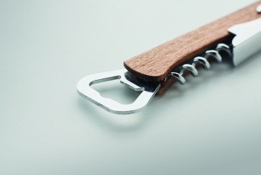 Logotrade promotional products photo of: 3 in 1 bamboo bottle opener WOOL