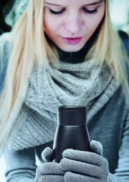 Logo trade corporate gifts picture of: Heat-cool double wall bottle