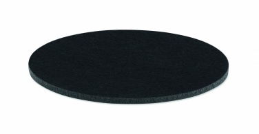 Logo trade promotional giveaway photo of: Round coaster in RPET felt