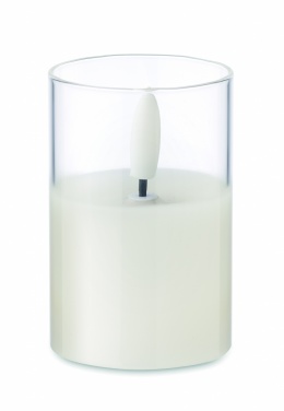 Logotrade corporate gift picture of: LED wax candle in glass holder