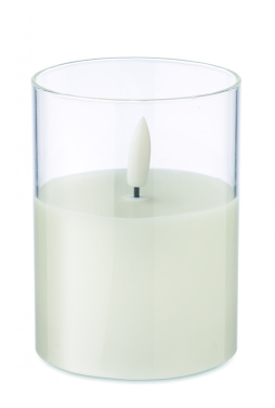 Logotrade promotional product image of: LED wax candle in glass holder