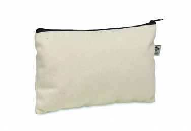 Logo trade promotional items image of: Cosmetic bag cotton 340 gr/m²
