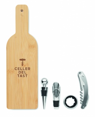 Logotrade corporate gift image of: Bottle shaped wine set