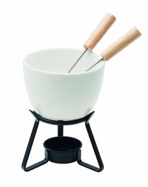 Logotrade promotional merchandise picture of: Ceramic fondue set 240 ml