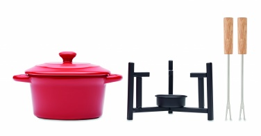 Logotrade promotional gift picture of: Ceramic fondue set 300 ml
