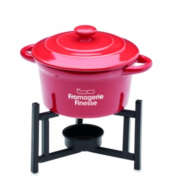 Logotrade promotional gift picture of: Ceramic fondue set 300 ml