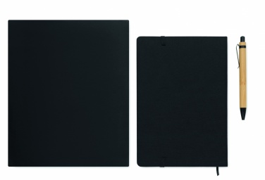 Logo trade business gift photo of: A5 RPET notebook set