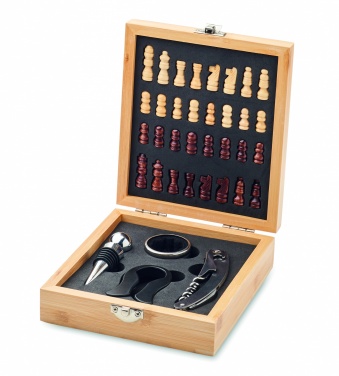 Logo trade promotional product photo of: Chess board wine set