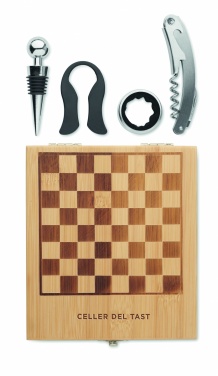 Logotrade promotional merchandise image of: Chess board wine set