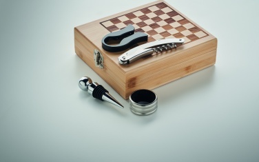 Logo trade advertising product photo of: Chess board wine set