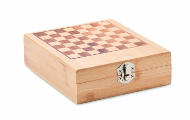 Logo trade promotional giveaways image of: Chess board wine set