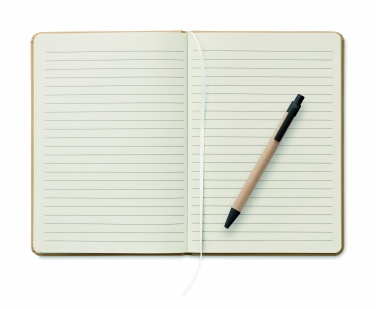 Logo trade promotional giveaway photo of: A5 notebook in recycled carton