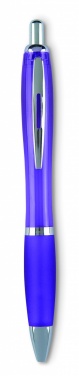 Logo trade promotional item photo of: Riocolor Ball pen in blue ink