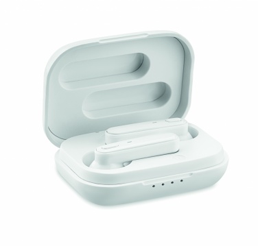 Logotrade promotional items photo of: TWS earbuds with charging base