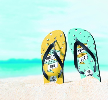 Logo trade promotional gifts image of: Sublimation beach slippers