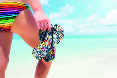 Logotrade promotional giveaway image of: Sublimation beach slippers