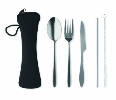 Logo trade corporate gift photo of: Cutlery set stainless steel