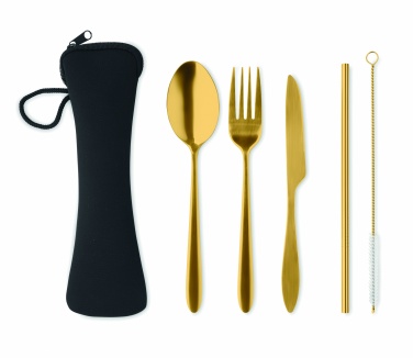 Logo trade corporate gift photo of: Cutlery set stainless steel