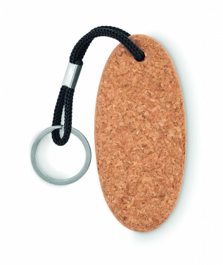 Logotrade promotional products photo of: Floating cork key ring Lohja