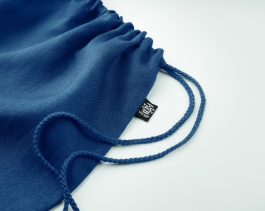 Logo trade promotional products image of: Hemp drawstring bag 200 gr/m²