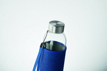 Logo trade promotional items picture of: Glass bottle in pouch 500 ml
