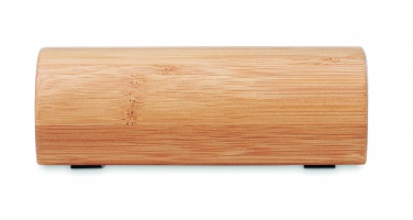 Logo trade promotional gifts picture of: Wireless bamboo speaker 2x5W
