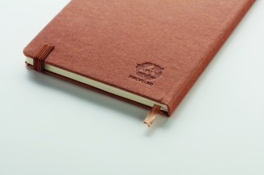 Logotrade promotional product picture of: Recycled Leather A5 notebook