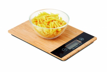 Logotrade promotional product picture of: Bamboo digital kitchen scales