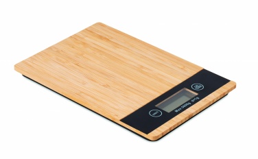 Logo trade promotional products image of: Bamboo digital kitchen scales