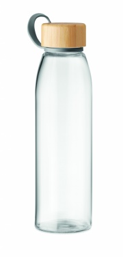 Logo trade promotional giveaway photo of: Glass bottle 500 ml