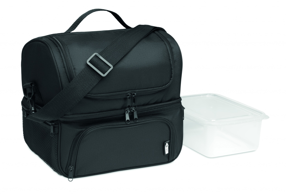 Logo trade promotional items image of: Cooler bag in 600D RPET