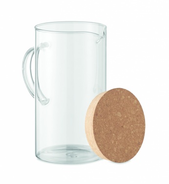 Logo trade promotional products image of: Borosilicate glass decanter 1L