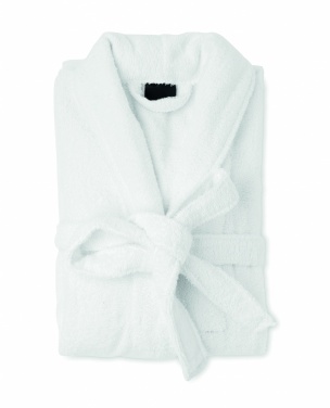 Logo trade promotional gift photo of: Bathrobe organic cotton XL/XXL