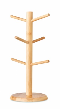 Logo trade advertising products picture of: Bamboo cup set holder