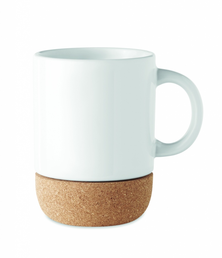 Logo trade corporate gifts picture of: Sublimation mug with cork base