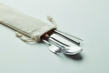 Logo trade corporate gifts picture of: Cutlery set stainless steel