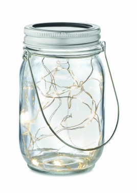 Logotrade promotional item picture of: Solar mason jar outdoor lamp