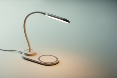 Logo trade promotional giveaways picture of: Desktop light and charger 10W