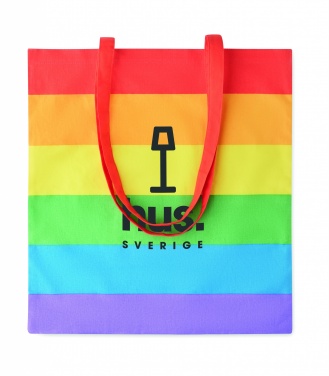 Logo trade promotional giveaways image of: 200 gr/m² cotton shopping bag
