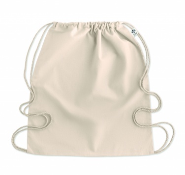 Logotrade promotional gift image of: Organic cotton drawstring bag