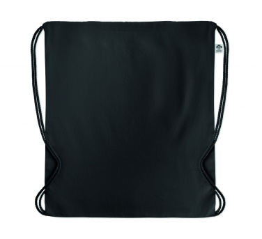 Logo trade advertising products image of: Organic cotton drawstring bag