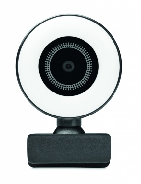 Logo trade promotional merchandise image of: 1080P HD webcam and ring light