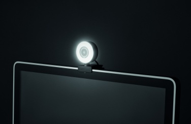 Logo trade corporate gift photo of: 1080P HD webcam and ring light