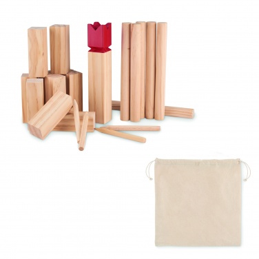 Logo trade promotional items picture of: Pinewood outdoor throwing game