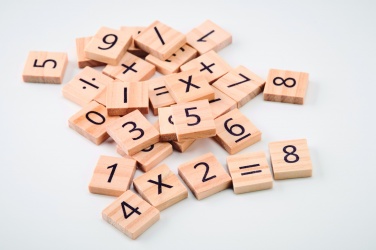 Logo trade advertising product photo of: Wood educational counting game