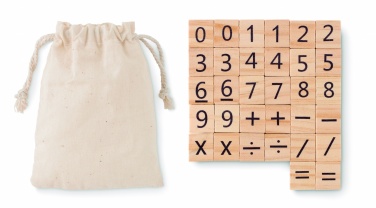 Logotrade promotional merchandise picture of: Wood educational counting game