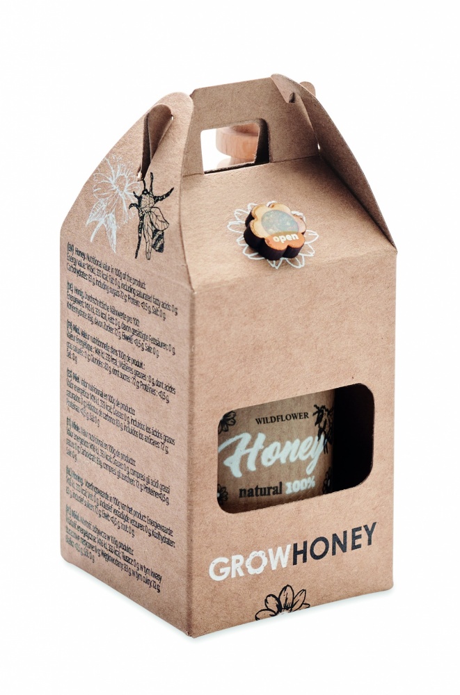 Logotrade promotional merchandise picture of: Wildflower honey jar set 50gr
